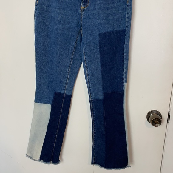 Universal Thread Color Block Cropped Jeans - Picture 4 of 13